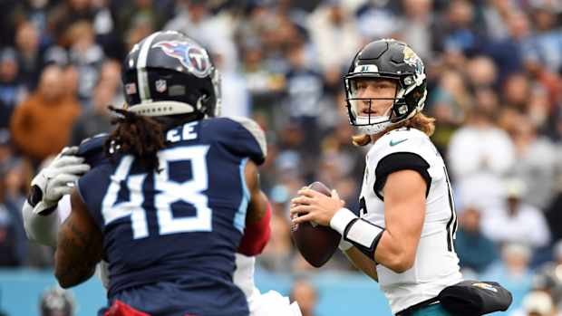 Jacksonville Jaguars quarterback Trevor Lawrence